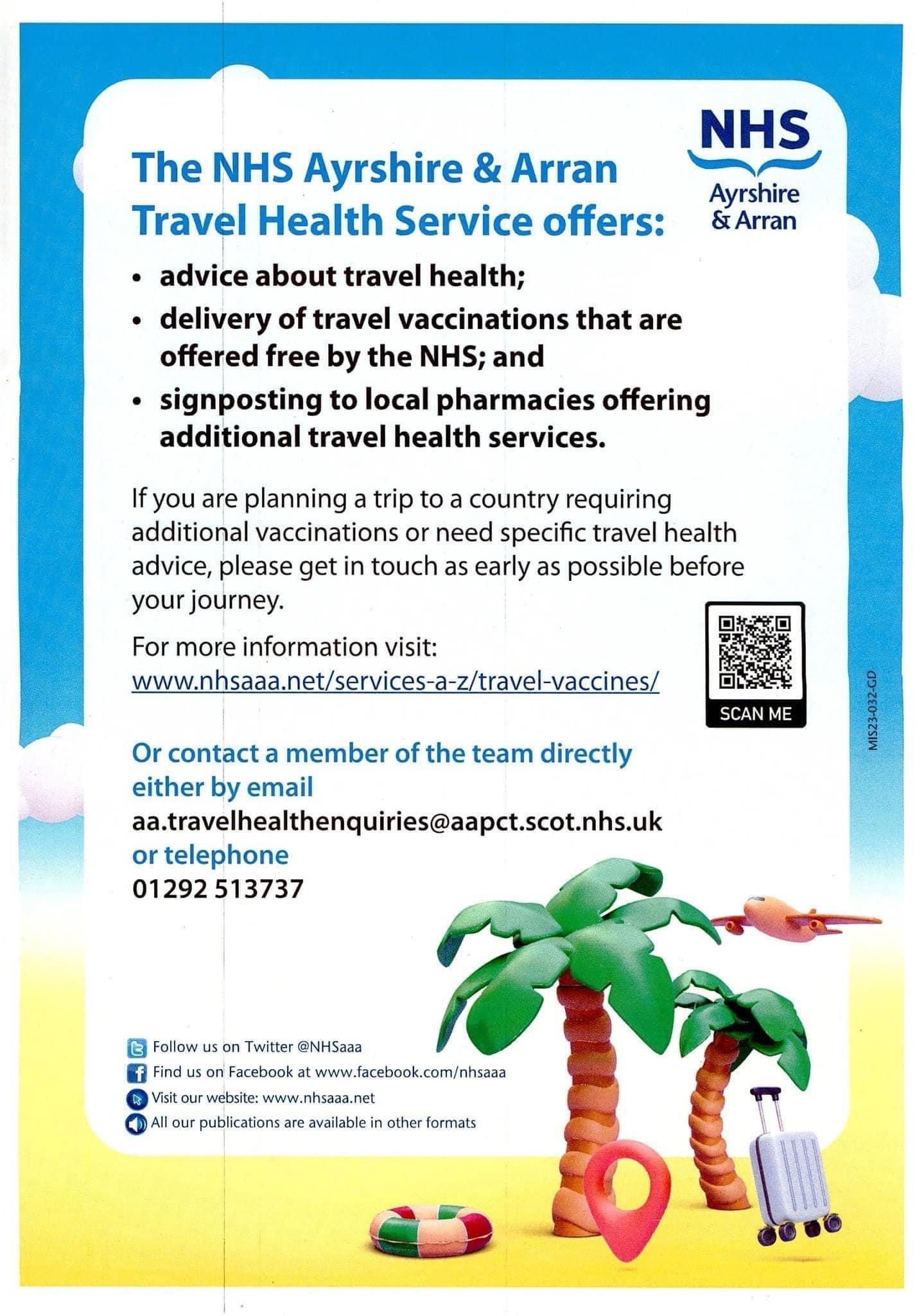 NHS Ayrshire and Arran Travel Health Service